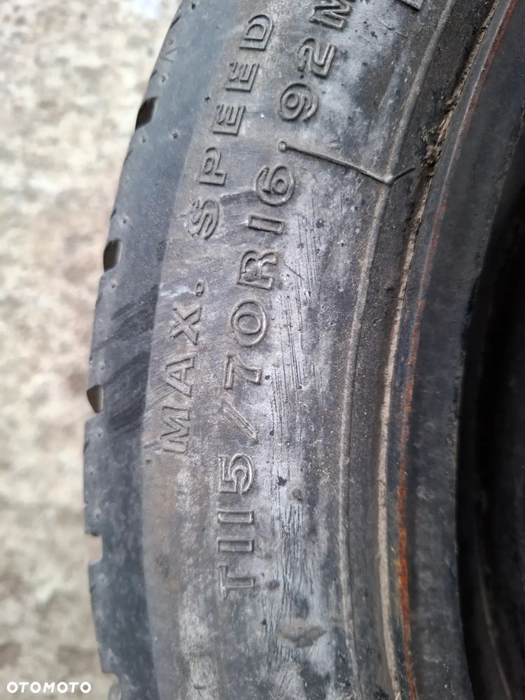 FELGA KOLO ZAPASOWE DOJAZDOWKA OPEL ASTRA H ZAFIRA B SLASK WYSYLKA - 4