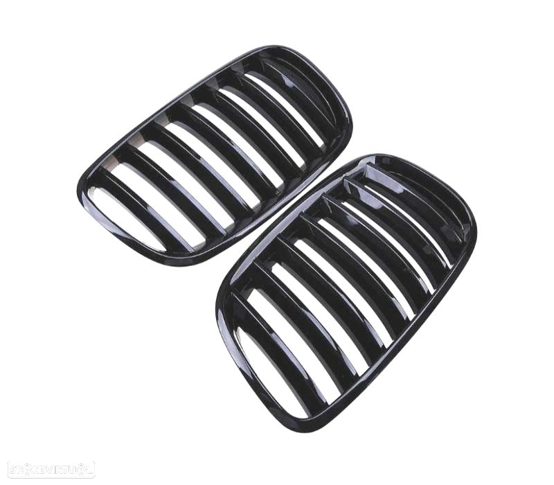 GRELHAS DESPORTIVAS BMW X5 E70 X6 E71 07-14 LOOK M PERFROMANCE PRETO BRILHANTE - 3