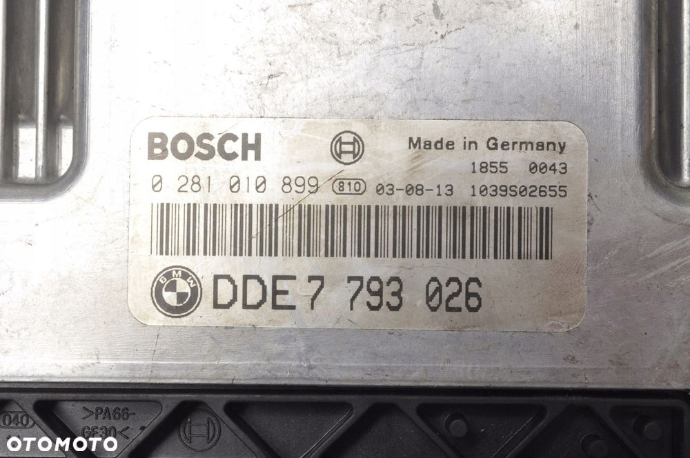 BMW E65 740D STEROWNIK SILNIKA 7793026 0281010899 - 2