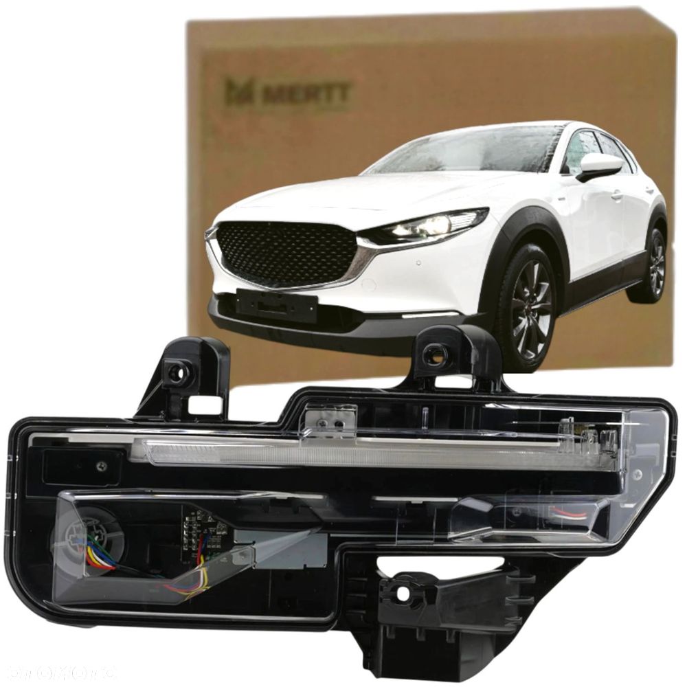 MAZDA CX30 CX-30 2020- HALOGEN LAMPA DRL JAZDY DZIENNEJ LED DHB451070 LEWY - 1