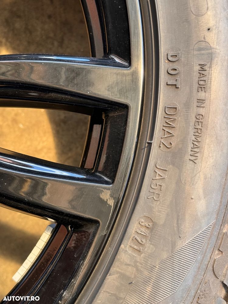 Vând set jante originale BMW pe 19”M pentru G11-12 cu anvelope de iarna - 14