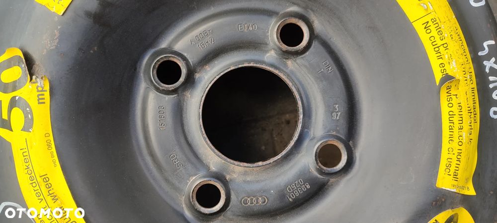 KOŁO DOJAZDOWE 4x108 ET40 15 CALI AUDI B4 CABRIO - 3