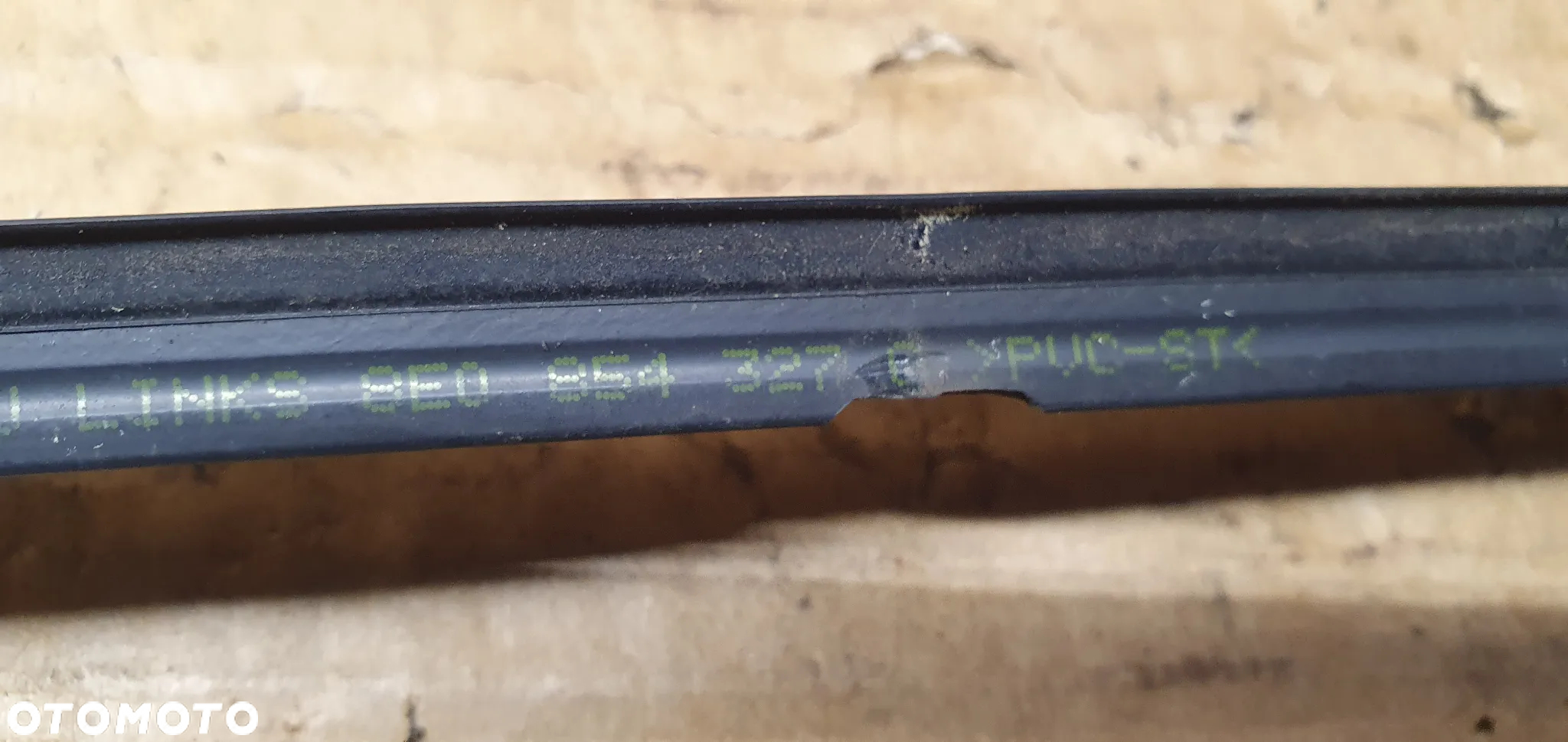 Listwa szyby czołowej lewy przód Audi A4 B6 8E0854327 - 7