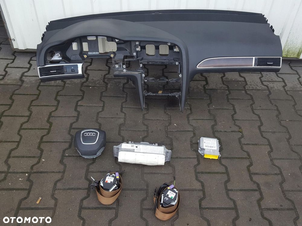 AUDI A6 C6 04-11r DESKA KONSOLA PODUSZKI AIRBAG KPL - 1