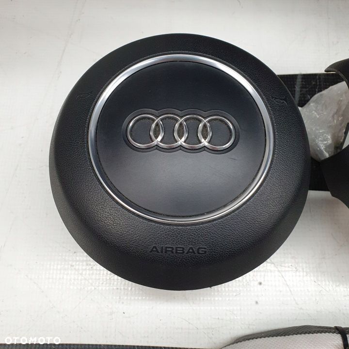 AUDI Q5 8R LIFT DESKA ROZDZIELCZA KONSOLA KOKPIT PULPIT PODUSZKI AIRBAG AIR BAG PASY KIT SET - 8