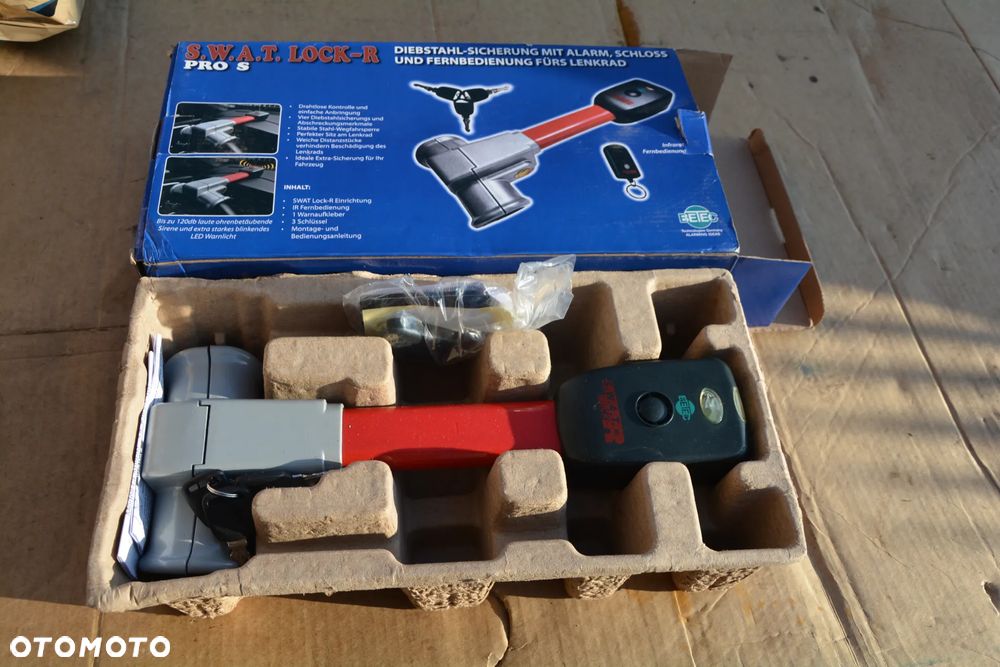 Blokada na kierownice z alarmem NOWA - 2