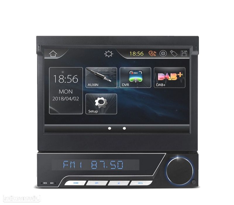 AUTO RADIO GPS UNIVERSAL 1 DIN ECRA TACTIL DE 7" ANDROID 32GB ROM + 2GB DDR3 RAM - 9