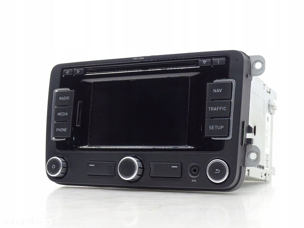 RADIO RADIOODTWARZACZ CD MP3 AUX NAWIGACJA SEAT LEON II 2 LIFT 5P0035191D - 1