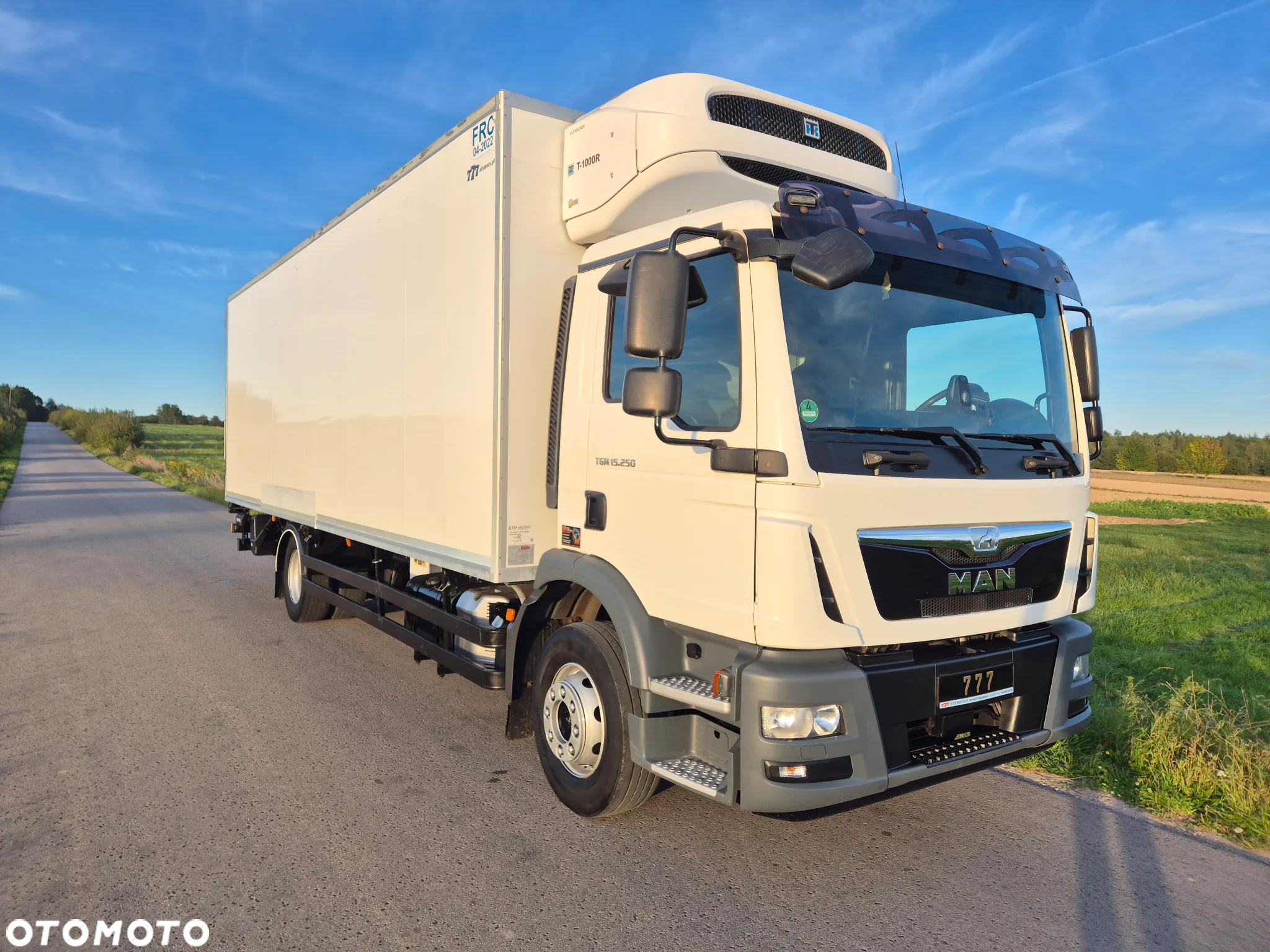 MAN TGM 15.250 7.5m winda AUTOMAT KLIMA z Niemiec EURO 6 / CHŁODNIA T-1000R THERMOKING - 4