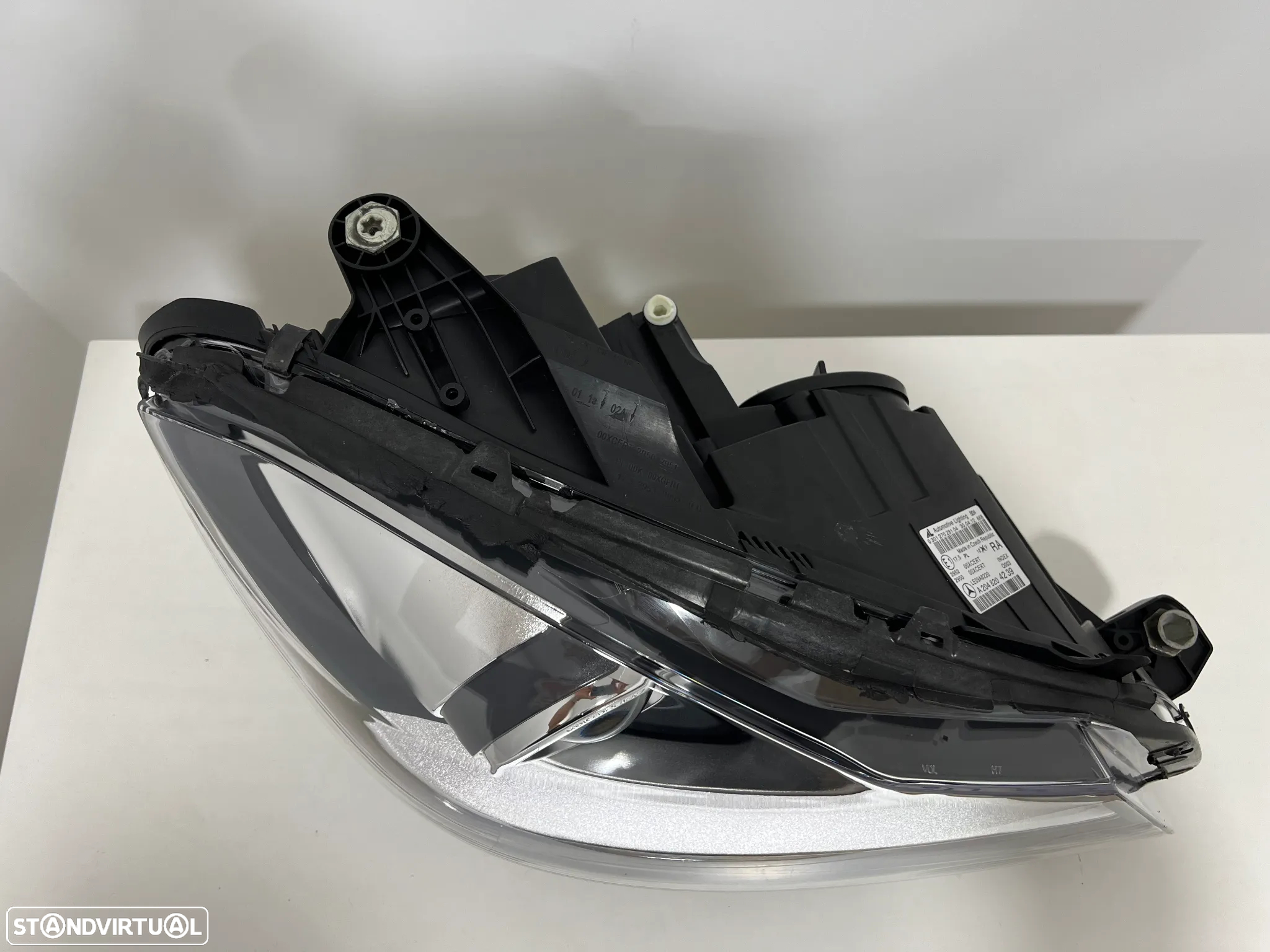 Farol Otica Original Mercedes Classe C W204 Xenon lado Direito - 3