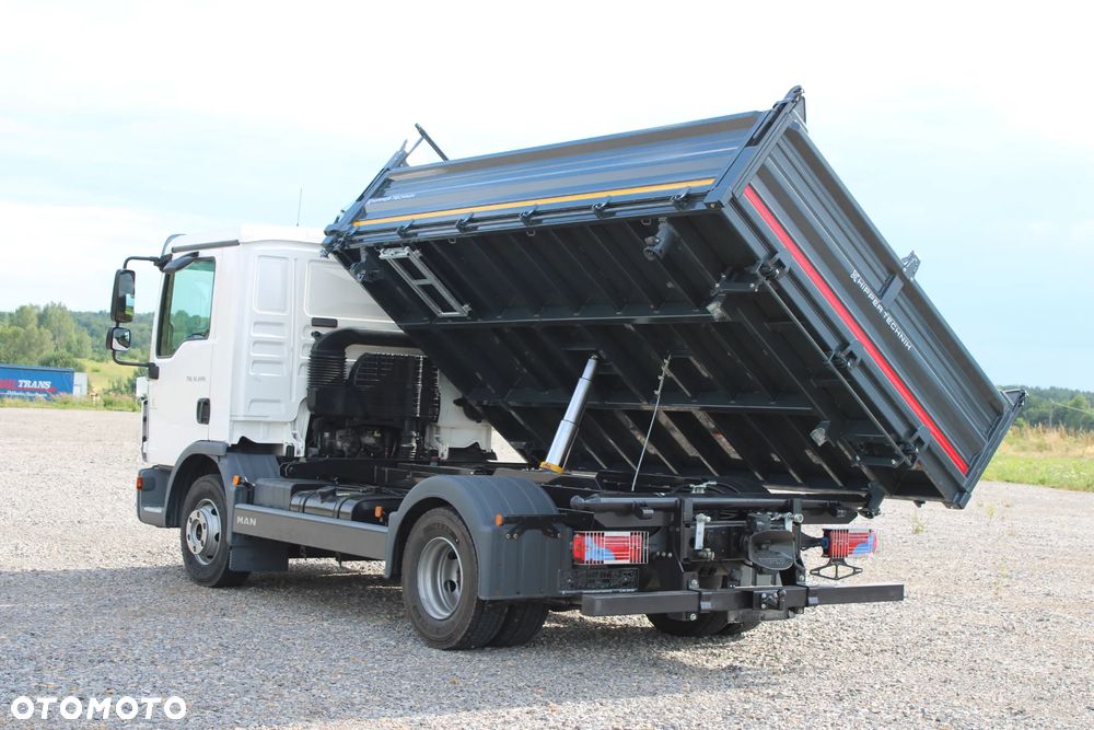 MAN TGL 12.220 12.250 Nowy 3-stronny WYWROT Kiper Wywrotka Manual Klima BLOKADA MOSTU Niski przebieg TGM Atego Midlum Eurocargo LF - 13