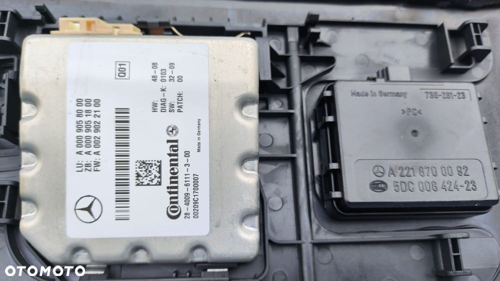 SZYBA CZOŁOWA PRZÓD PRZEDNIA PILKINGTON ZIELONA GRZANA CZUJNIK KAMERA  MERCEDES W221 LIFT - 6