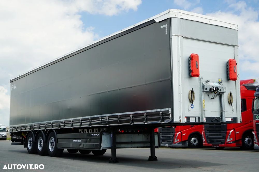 Schmitz Cargobull / CORTINĂ / STANDARD / COȘ PENTRU PALEȚI / AXE SAF / - 9