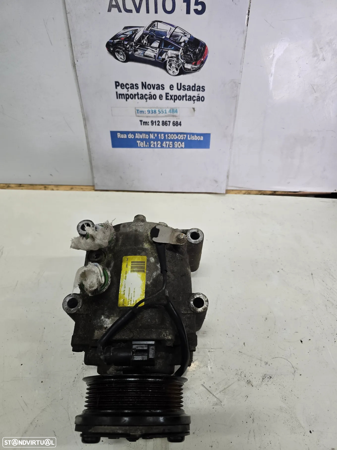 Compressor de AC / ar condicionado Ford Fiesta 1.2  2010 - 3