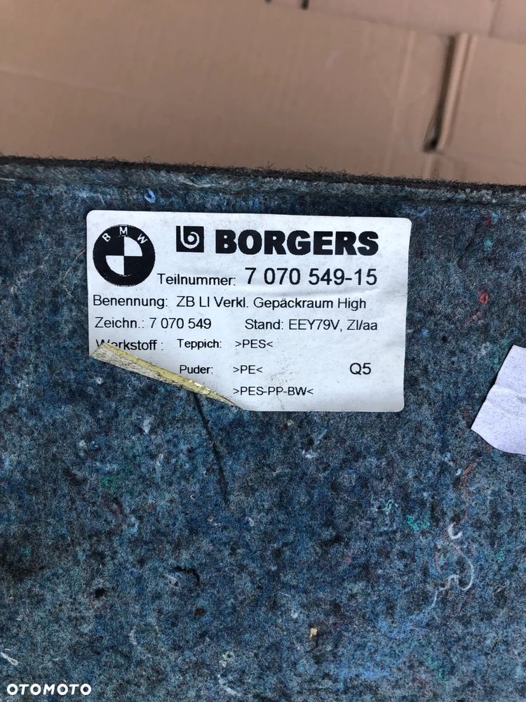BMW E90 BOCZEK BAGAŻNIKA ZMIENIARKA CD 7070549 - 5