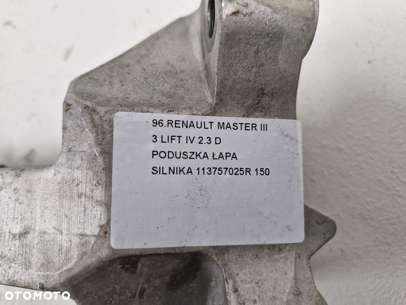 RENAULT MASTER III IV 2.3 DCI PODUSZKA ŁAPA SILNIKA 113757025R - 6