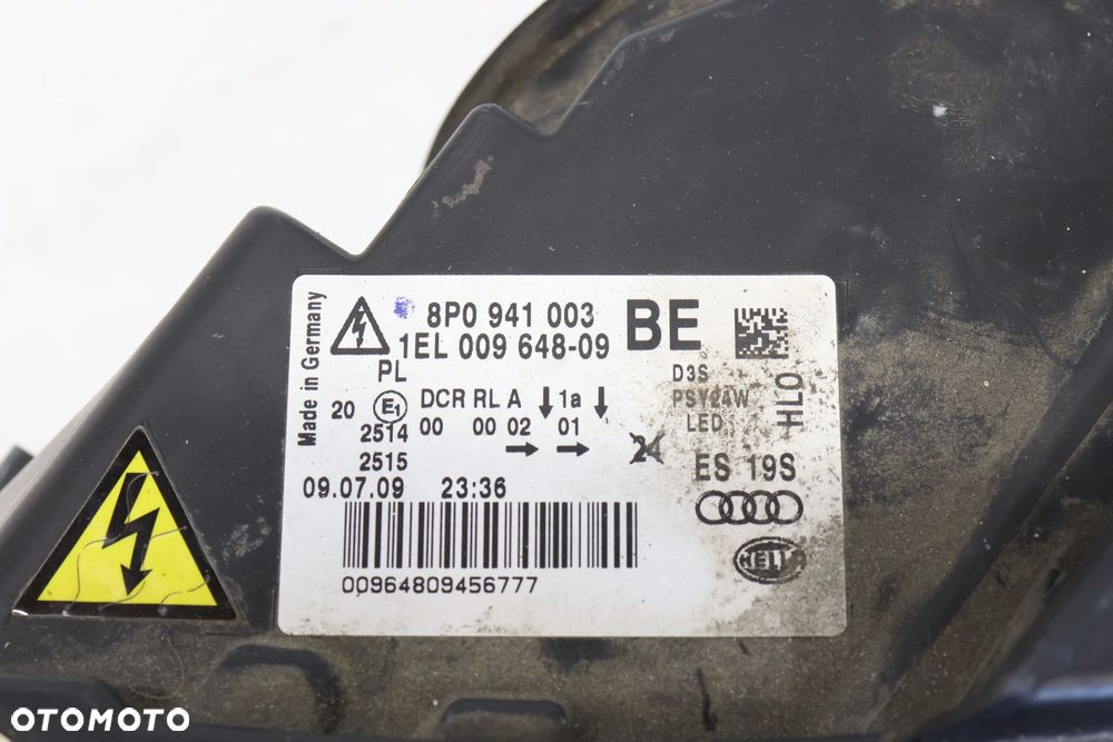 Audi A3 lampa przód lewa 8P0941003BE lift - 5