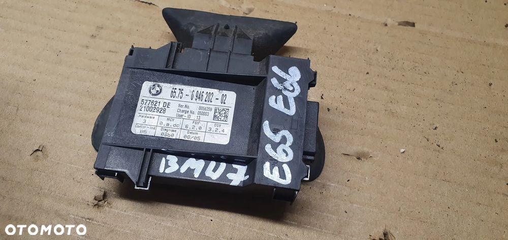 Moduł sterownik sensor alarmu BMW 7 E65 6946202 - 8