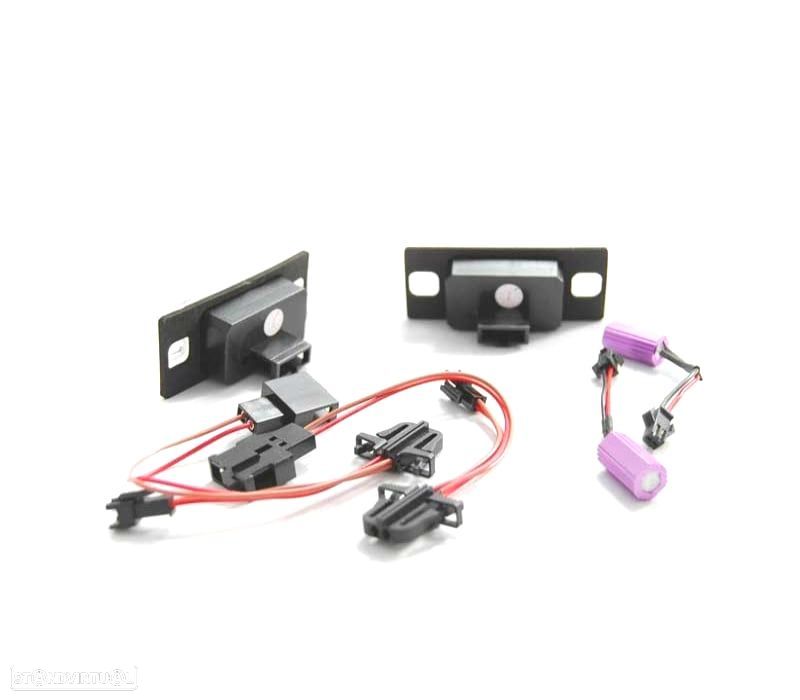 LUZES LED MATRÍCULA VOLKSWAGEN VW TIGUAN TOUAREG GOLF MK5 MK6 VARIANT PORSCHE CAYENNE CANBUS 00-13 - 2