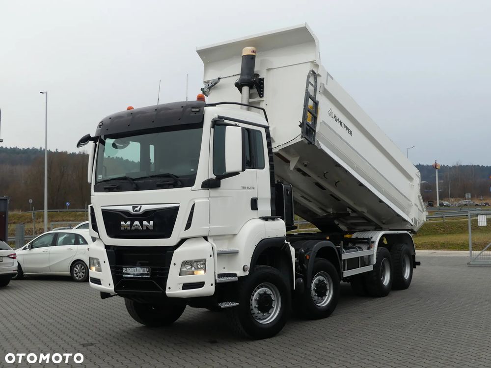 MAN TGS 41.470 / 8x8 / WYWROTKA KH-KIPPER / MANUAL / NISKI PRZEBIEG / - 1