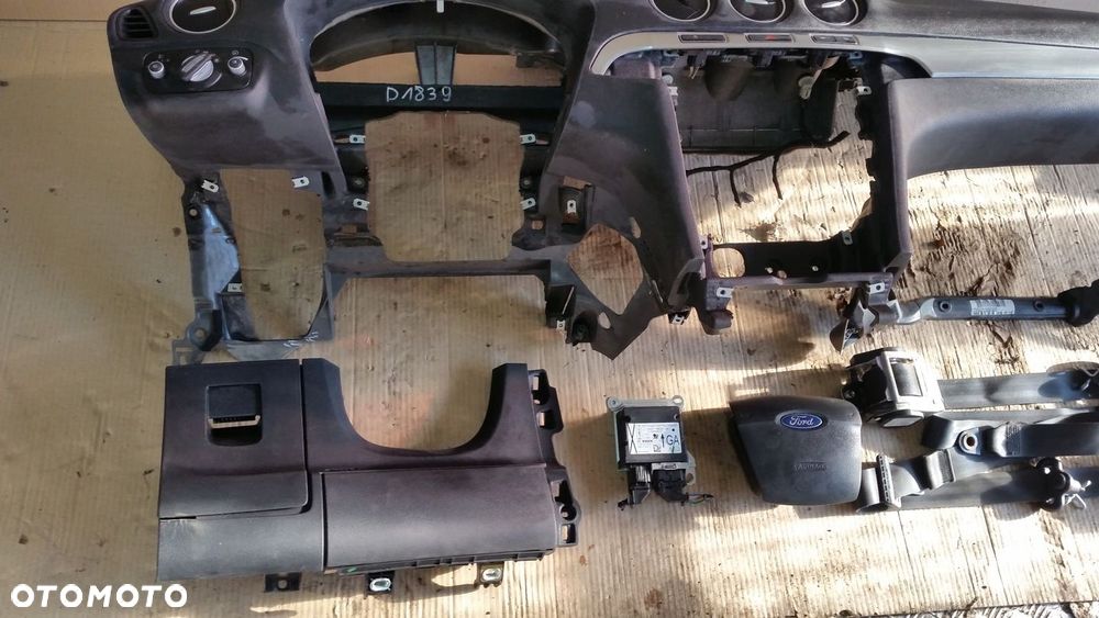 FORD S-MAX 07-14r DESKA ROZDZIELCZA AIRBAG KOMPLET - 4