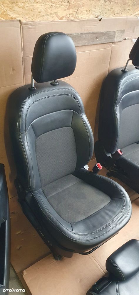 Fotele kanapa boczki podłokietnik komplet półskóra Kia Sportage III - 6