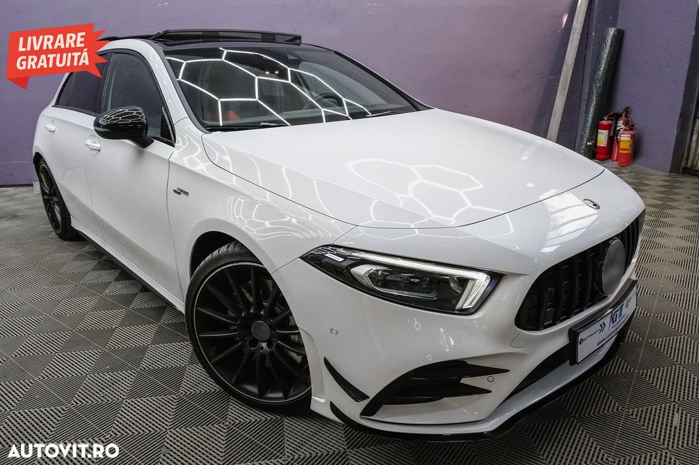 Lip Bara Fata Mercedes A-Class W177 V177 (04.2018-2022) A35 Design Editia Neagra- livrare gratuita - 12