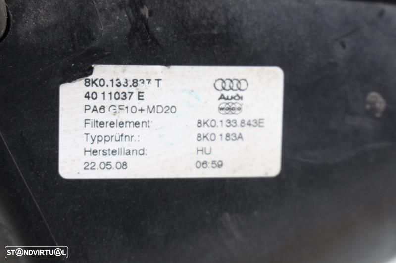 Caixa Filtro De Ar Audi A5 (8T3)  8K0133835ab / 8K0133837t / 8K0133843 - 7
