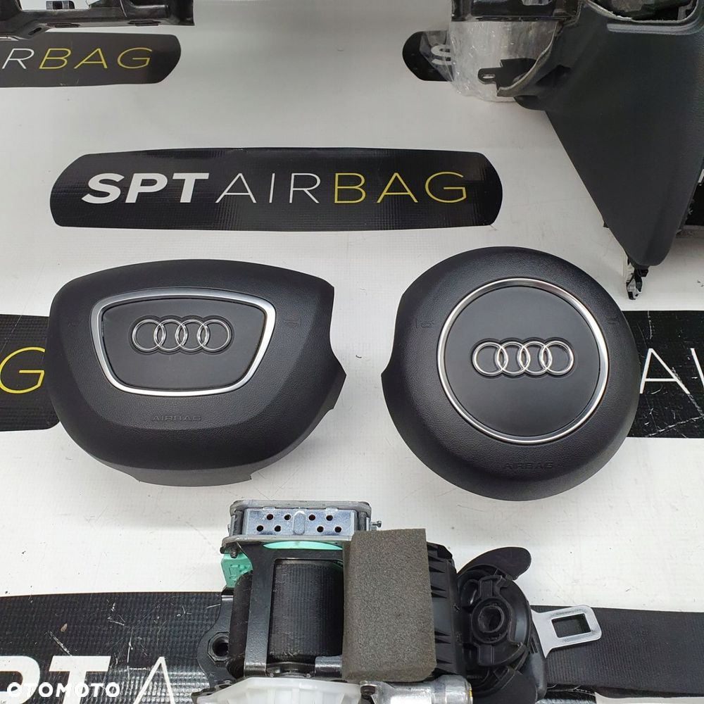 A5 8T KOKPIT DESKA KONSOLA PULPIT PODUSZKA AIRBAG AIR BAG PASY KIT SET - 6