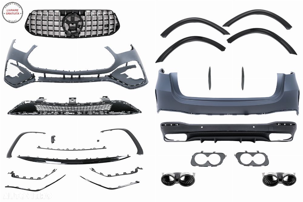 Pachet Exterior Mercedes GLE W167 SUV Sport Line (2019-Up) GLE 63S Design- livrare gratuita - 1