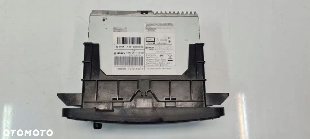 RADIO NAVIGACJA SMART FORTWO MERCEDES W451 BOSCH - 4