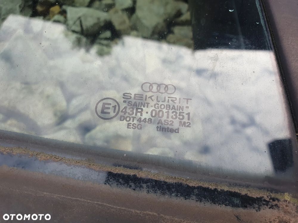 AUDI A4 B6 SEDAN RAMKA DRZWI SZYBA ORYGINALNA 02R MECHANIZM PODNOŚNIK SZYBY PRAWY TYŁ - 6