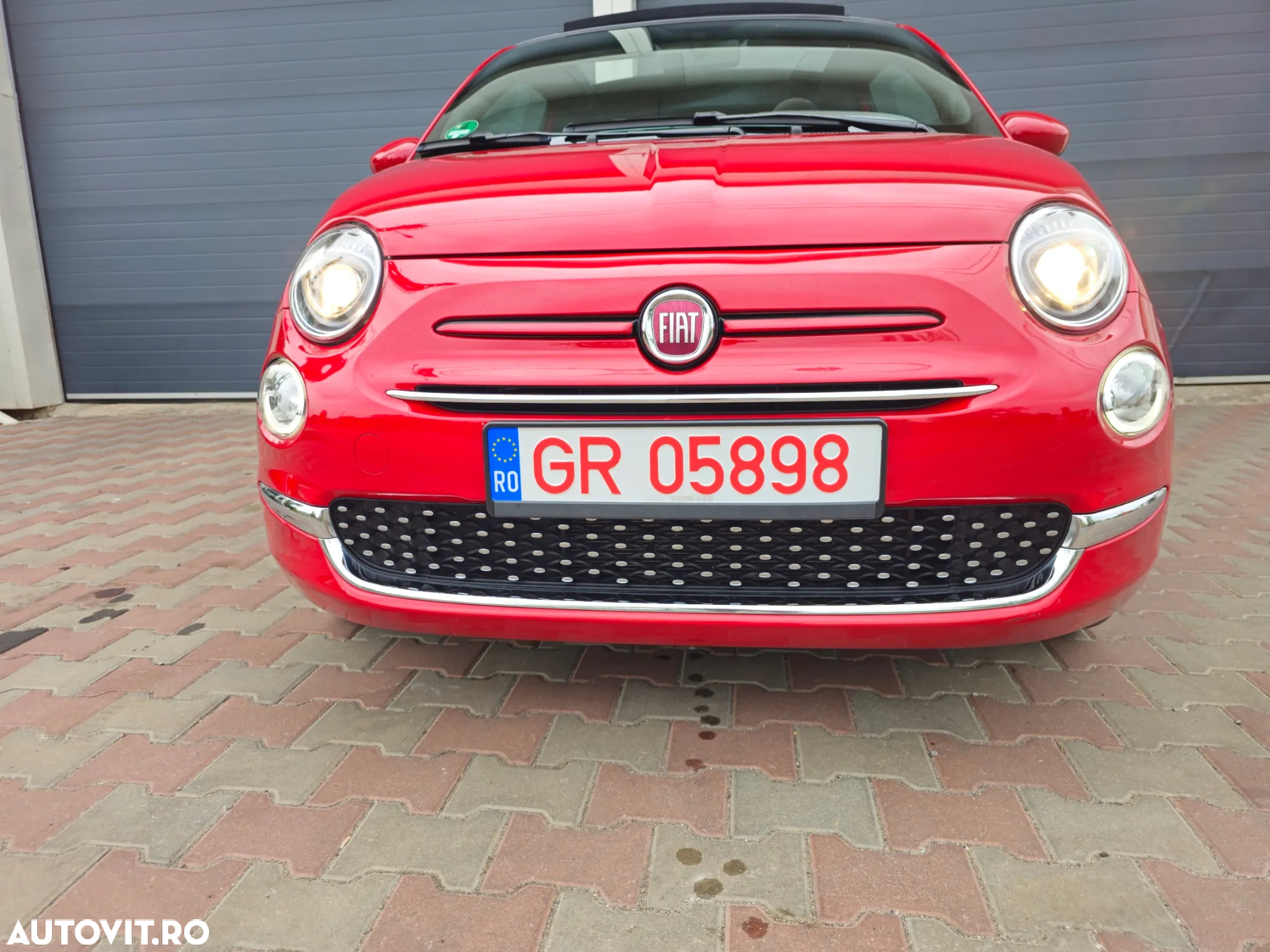 Fiat 500 Cabrio MHEV 1.0 Red - 3