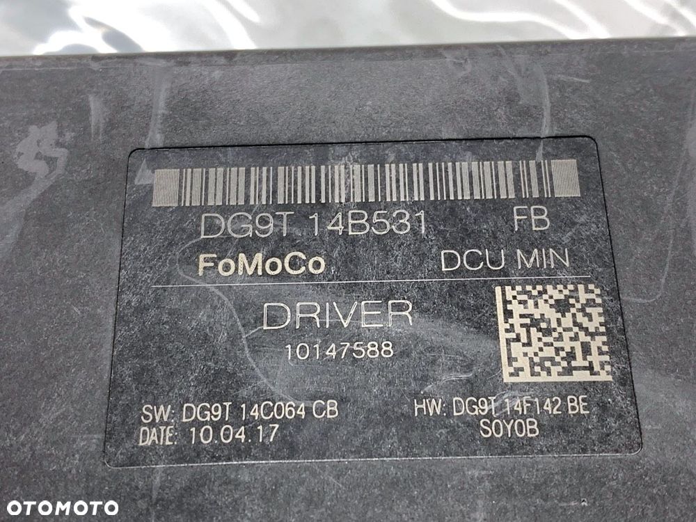 MODUŁ DRZWI PRZÓD LEWY  FORD MONDEO V Turnier (CF) 2014 - 2022 1.5 TDCi 88 kW [120 KM] olej - 4
