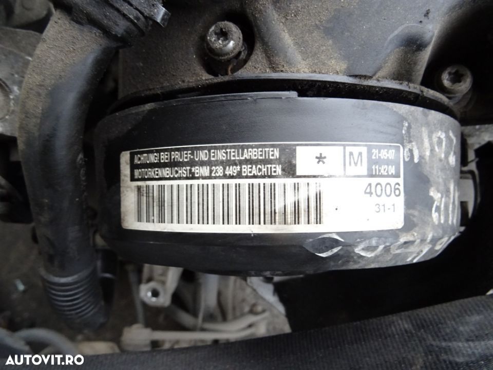 Motor Volkswagen Polo 1.4 TDI BNM 90CP din 2007 fara anexe - 2