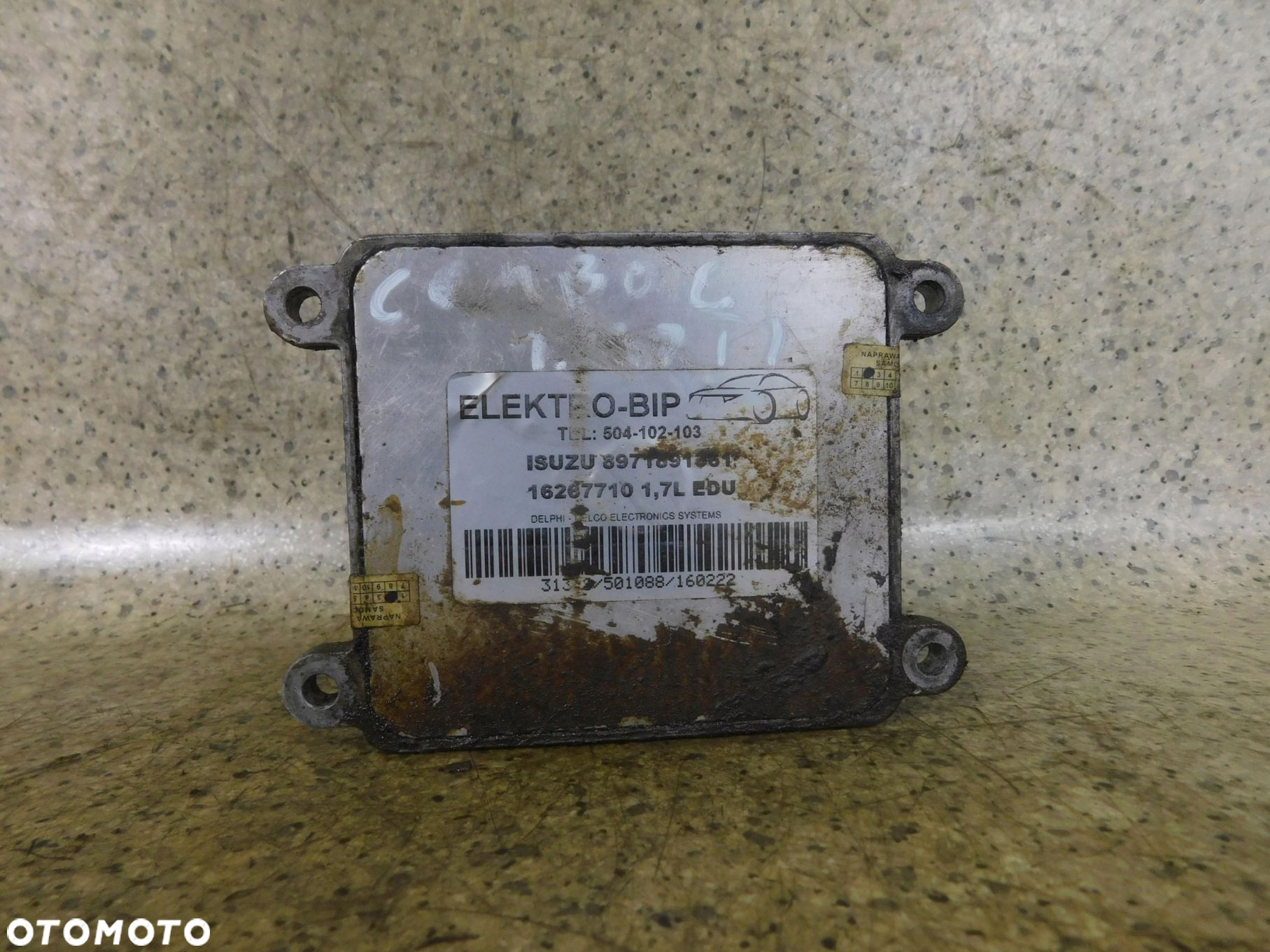 16267710 8971891361 Sterownik Pompy Opel Corsa Combo 1.7 Isuzu - 2