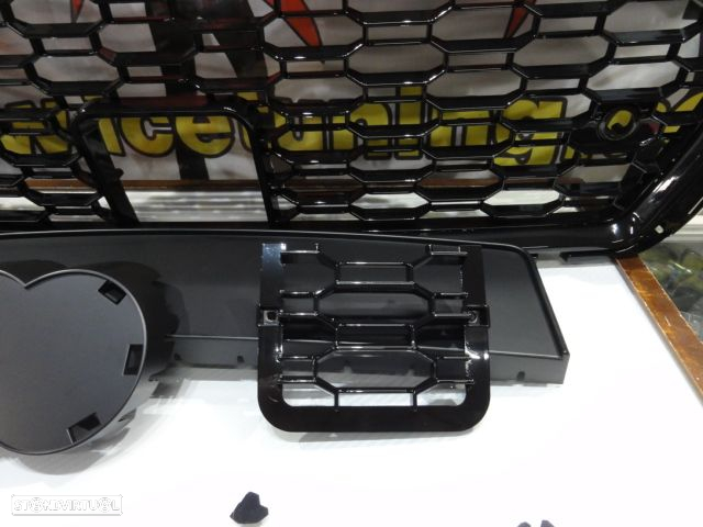 Grelha frontal Audi A3 8V +2017 HATCHBACK / LIMOUSINE / CABRIO, RS3 LOOK preto brilhante - 6