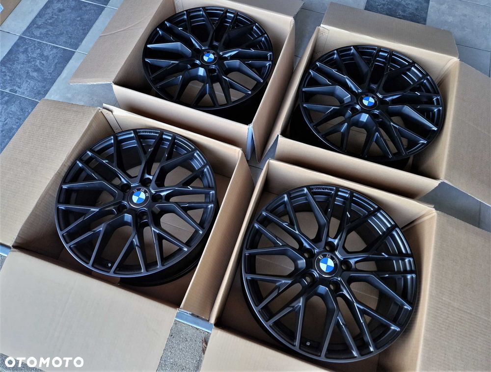 Alufelgi 17 BMW 5x120 1 3 X1 X3 F30 F31 E90 E91 E46 F20 F21 E87 E83 F25 Czarne ! 606# - 6