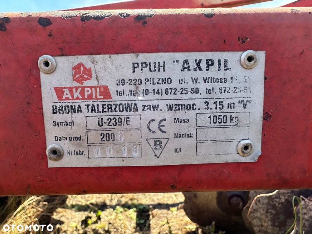 Unia Grudziądz Ares 40 TXXL 4m Talerzówka - 12