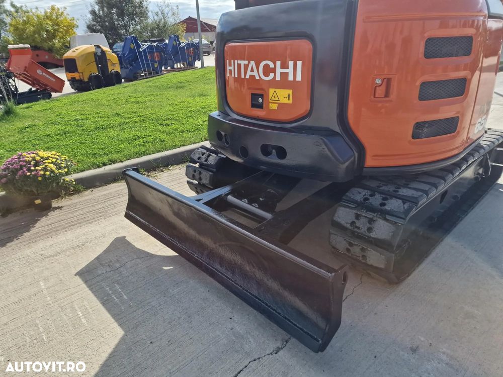 Hitachi ZX65-6, 2023, 1.208h, Masa operationoala 6,5t, lamaAd sapare 5m, CUPLA RAPIDA HIDRAULICA +3 CUPE NOI, senile cauciuc PAD 90% ok, Inst picon, Aer conditionat, Sistem antifurt, Ridica 3t, posibilitate leasing 4 ani, STARE CA NOU-PROMOTIE 55.900 EUR+Tva - 19