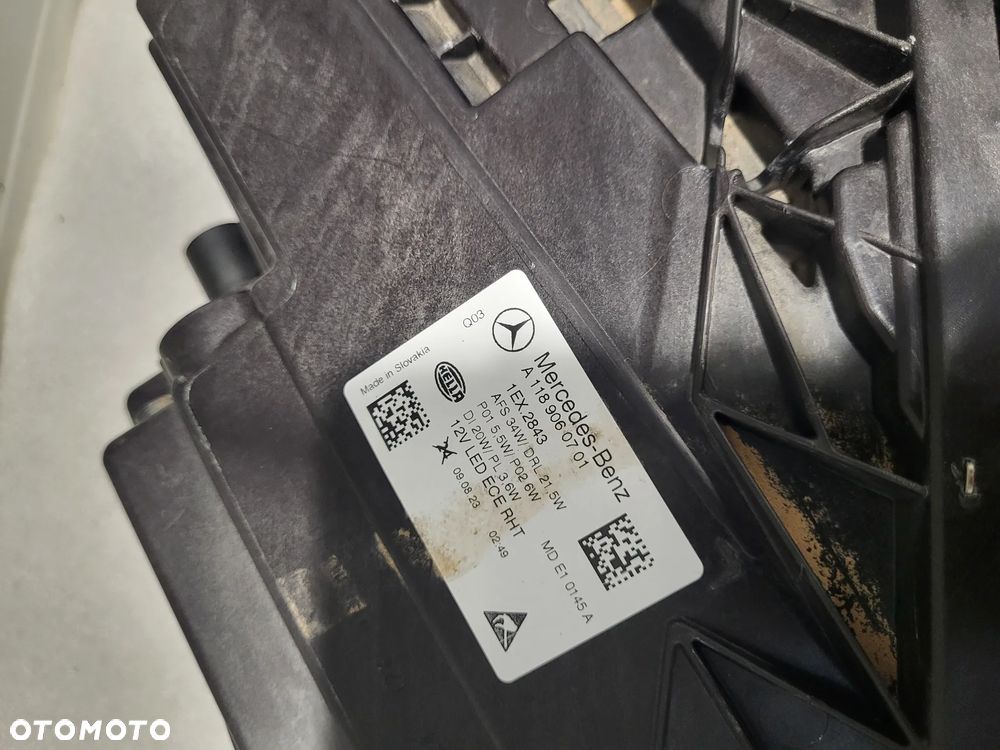 Mercedes-Benz CLA W118 LIFT FULL LED PRZÓD STRONA LEWA A1189060701 - 4