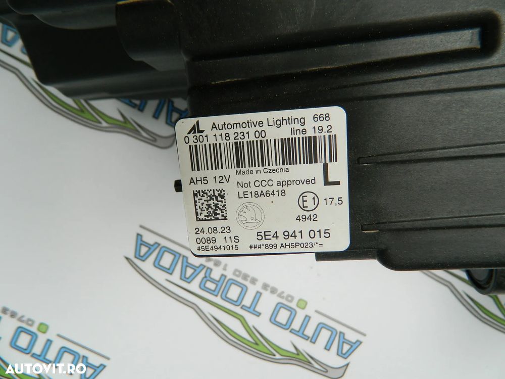Far stanga Full LED Skoda Octavia 4 model 2020-2024 cod 5E4941015 - 6