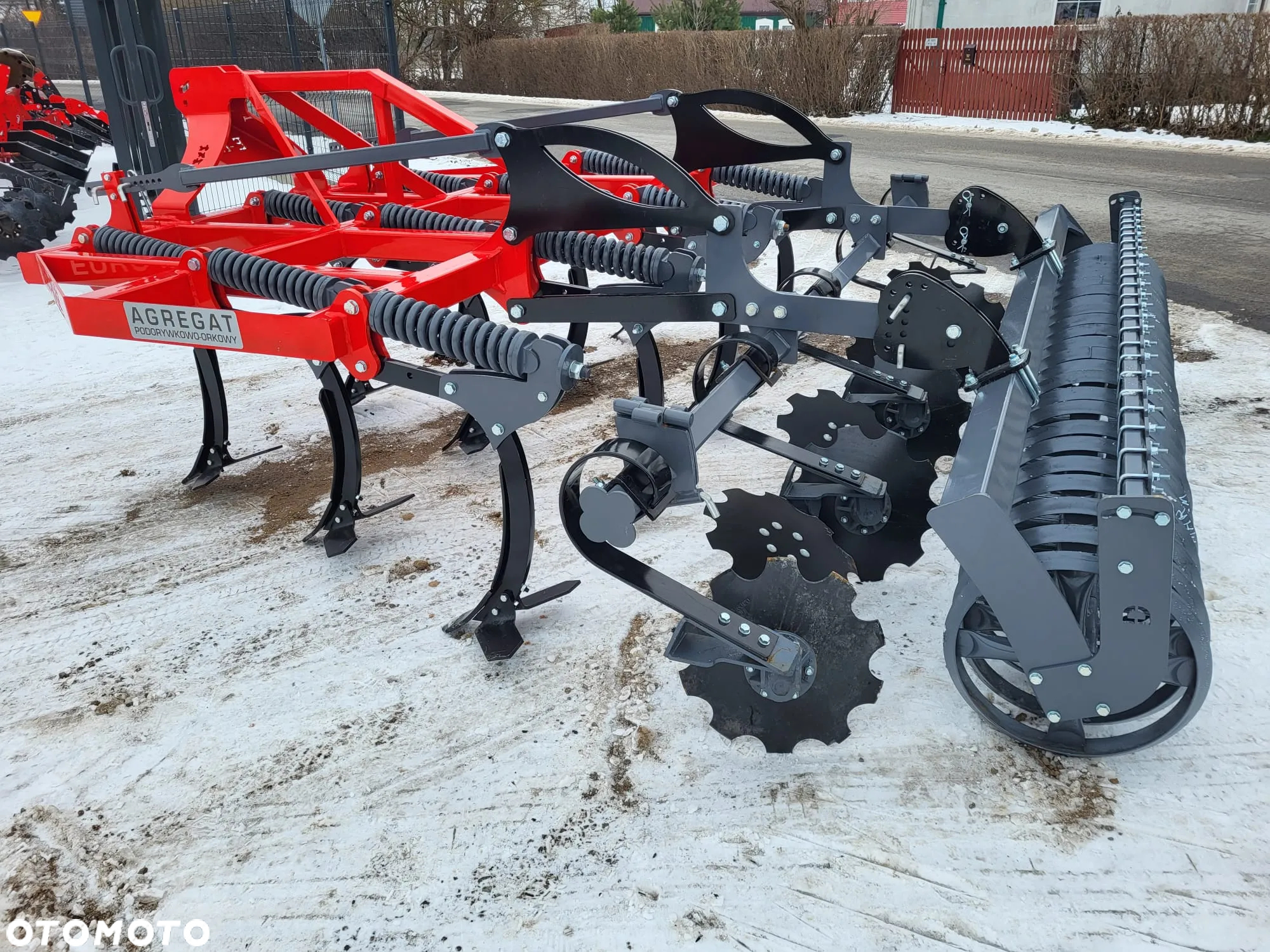 Agregat podorywkowo-orkowy / BEZORKOWIEC 2,4m / 3m / 4m / 5m / 6m zabezpieczenie sprężynowe NON STOP + transport - 8