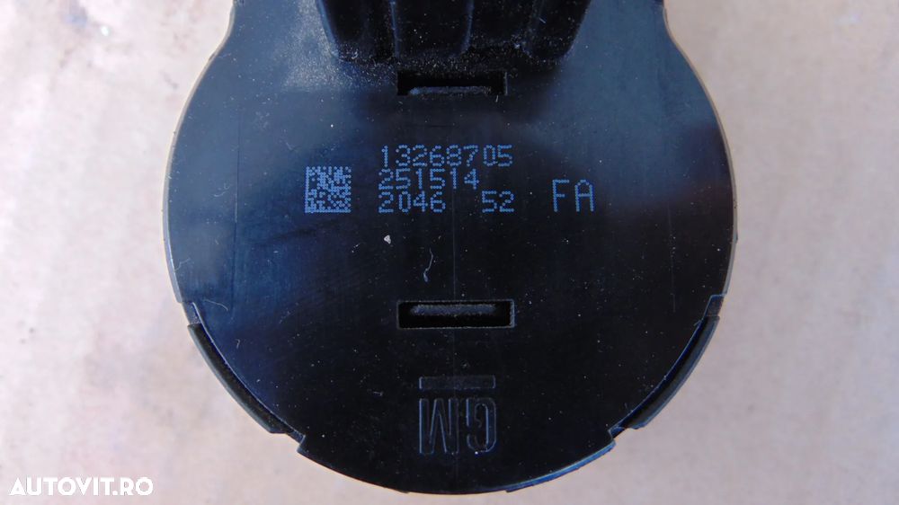 Buton reglaj faruri proiector ceata Opel Astra J an 2088-2013 cod 13268705 - 3