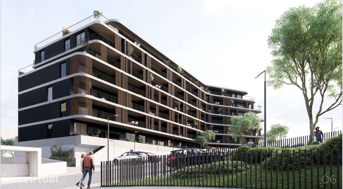 T1 Novo, Varanda 16m, Campo de Padel, Garagem e Arq diferenciada - Grande imagem: 3/10