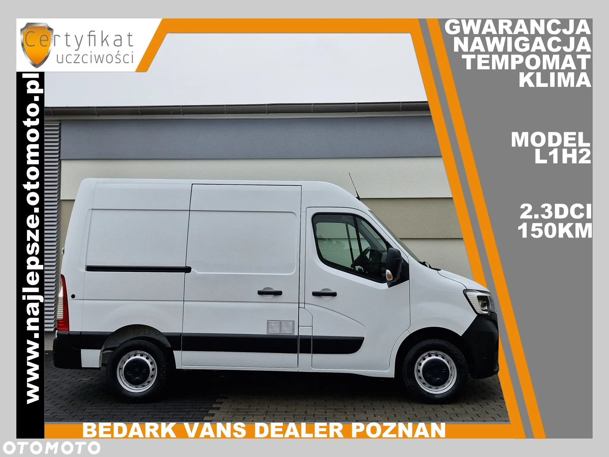 Opel Movano, L1H2, 2021, nawigacja, klima, tempomat - 3