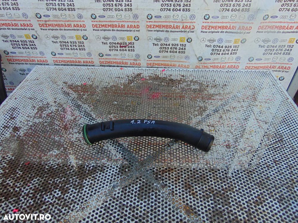 Conducta aer Peugeot 1.2 208 2008 Citroen c3 c4 c5 Opel Mokka corsa f cod 9835384980 308 3005 508 ds3 conducta admisie aer hn09 - 2