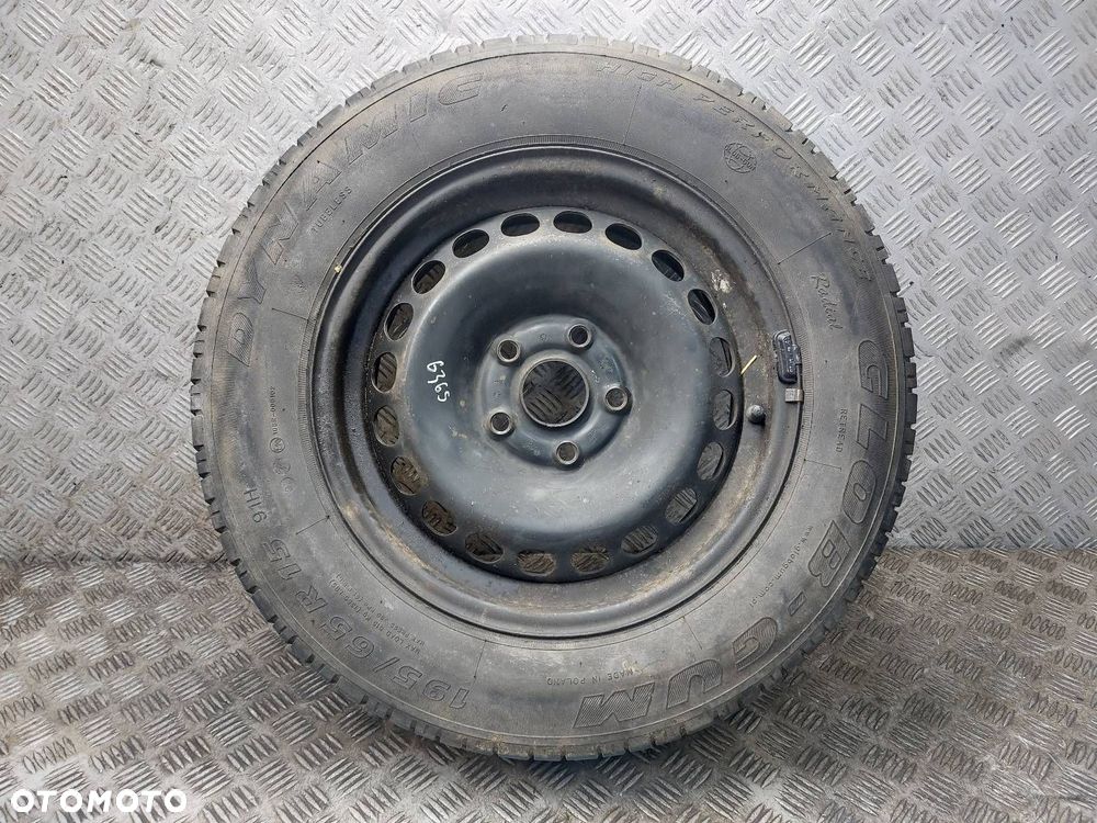 KOŁO FELGA OPONA ZAPAS 5X112 6Jx15 FI57,1 195/65R15 AUDI VW 3B0601027D - 1