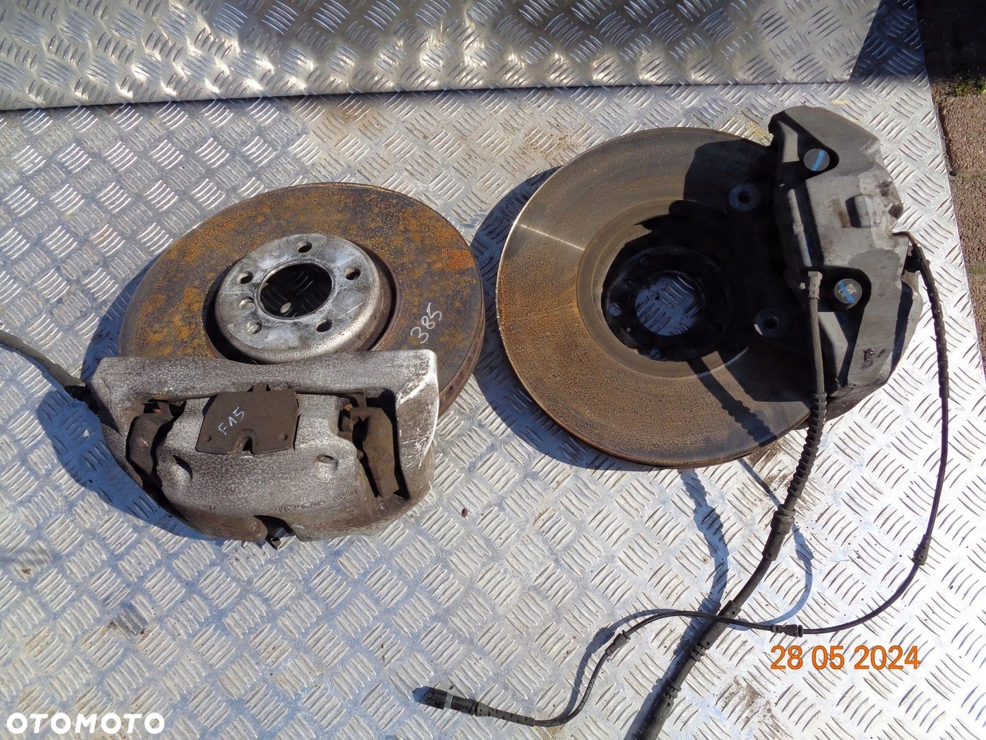 ZACISKI TARCZE PRZÓD KOMPLET BMW X5 X6 E0 E71 F15 F16 60/35/385 385mm - 2