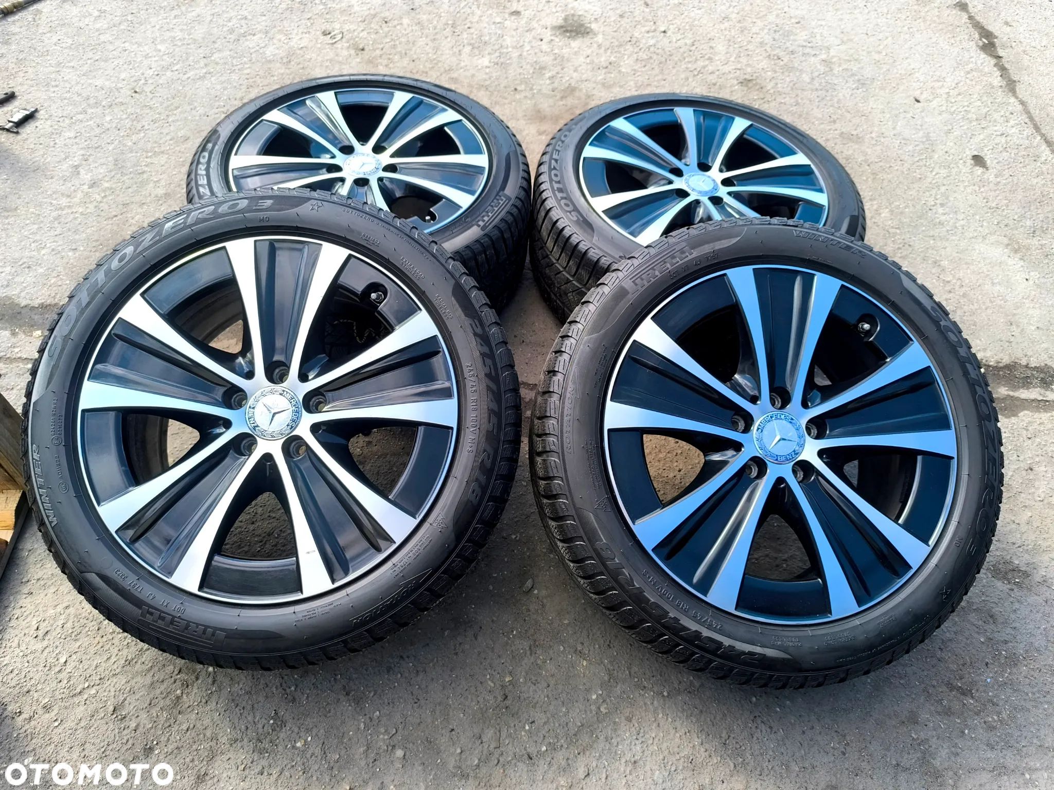 5x112 Alufelgi Felgi Aluminiowe 18 Koła Zimowe Zima MERCEDES E KLASA W212 W213 C W204 C238 A238 6,5mm 23r. Legnica ALU-RAD 245/45 275/40 - 1
